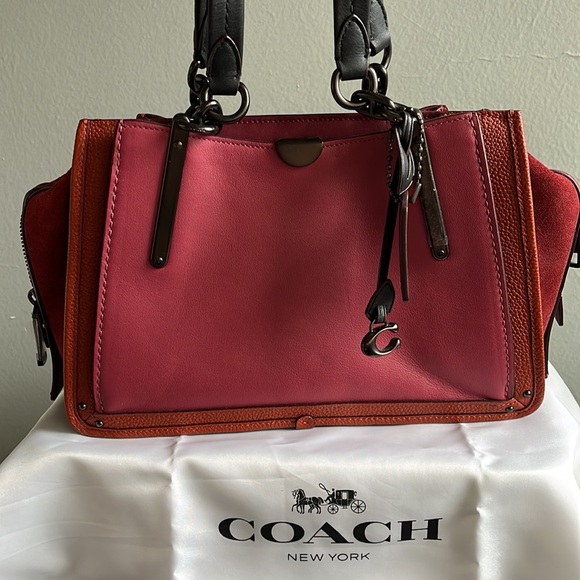 NEW 💓 Coach Dreamer 36 In Colorblock pink - Picture 2 of 12